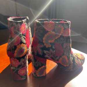 Mia Vail Embroidered Booties